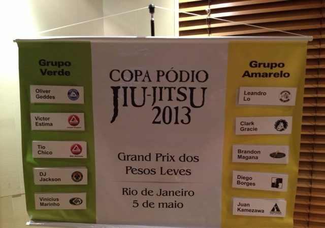 Copa Pódio: sorteio define grupos do Grand Prix dos Pesos Leves, no Rio