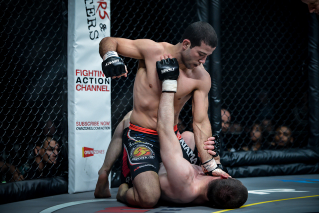 Tanquinho fighting at Legacy FC. Photo: Mike Calimbas