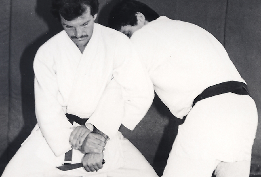 Rolls Gracie (Left) and Carlos - Gracie Barra Jiu Jitsu