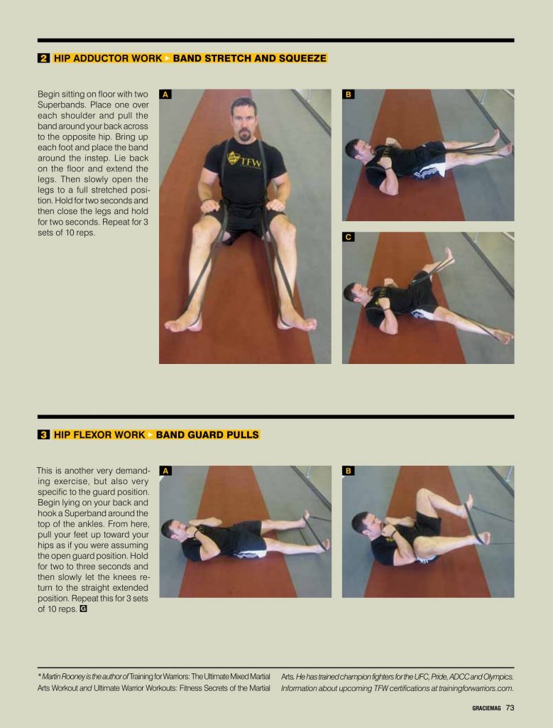 Training For Warriors: Get Powerful Hips With Rubber Bands 