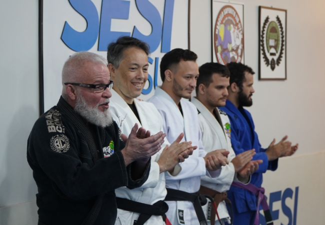 No Sesi Amapá, Saporito lembra como Jiu-Jitsu proporciona equilíbrio às pessoas